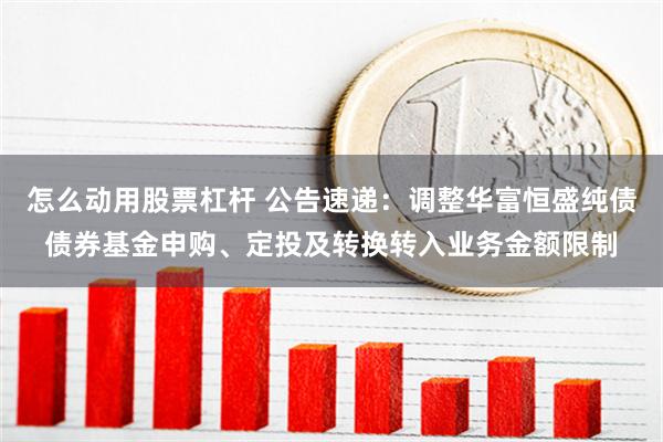 怎么动用股票杠杆 公告速递：调整华富恒盛纯债债券基金申购、定投及转换转入业务金额限制