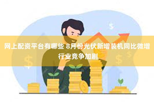 网上配资平台有哪些 8月份光伏新增装机同比微增 行业竞争加剧